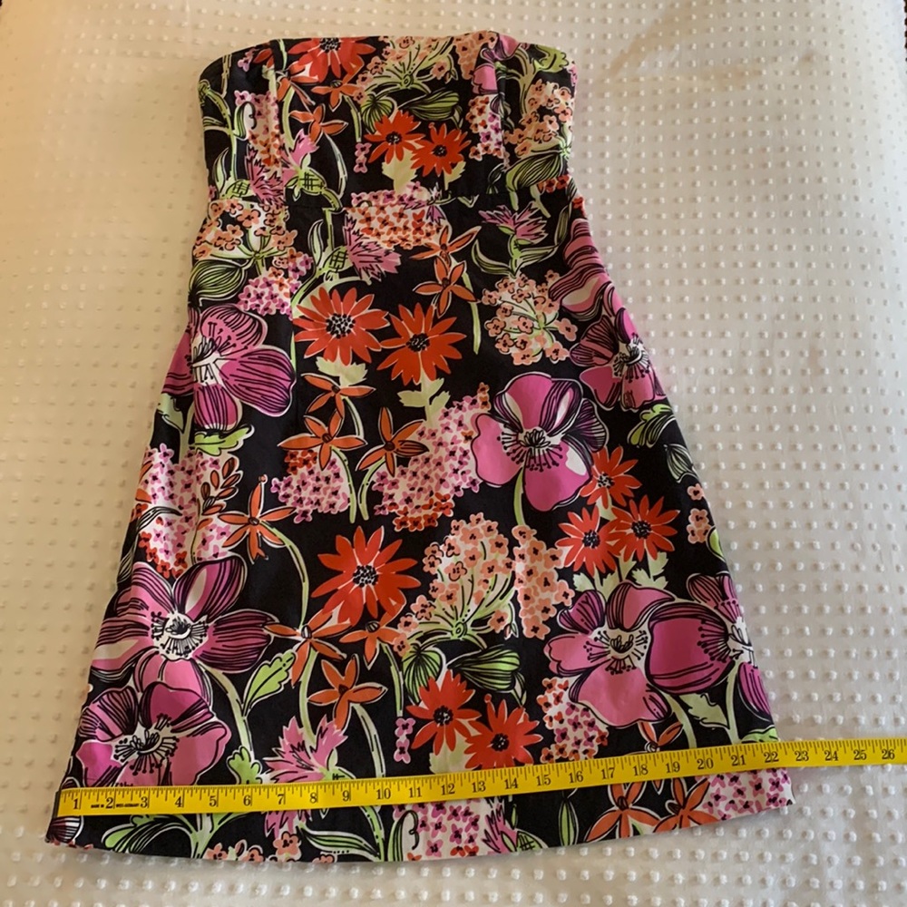 Lilly Pulitzer Strapless dress with open tie back